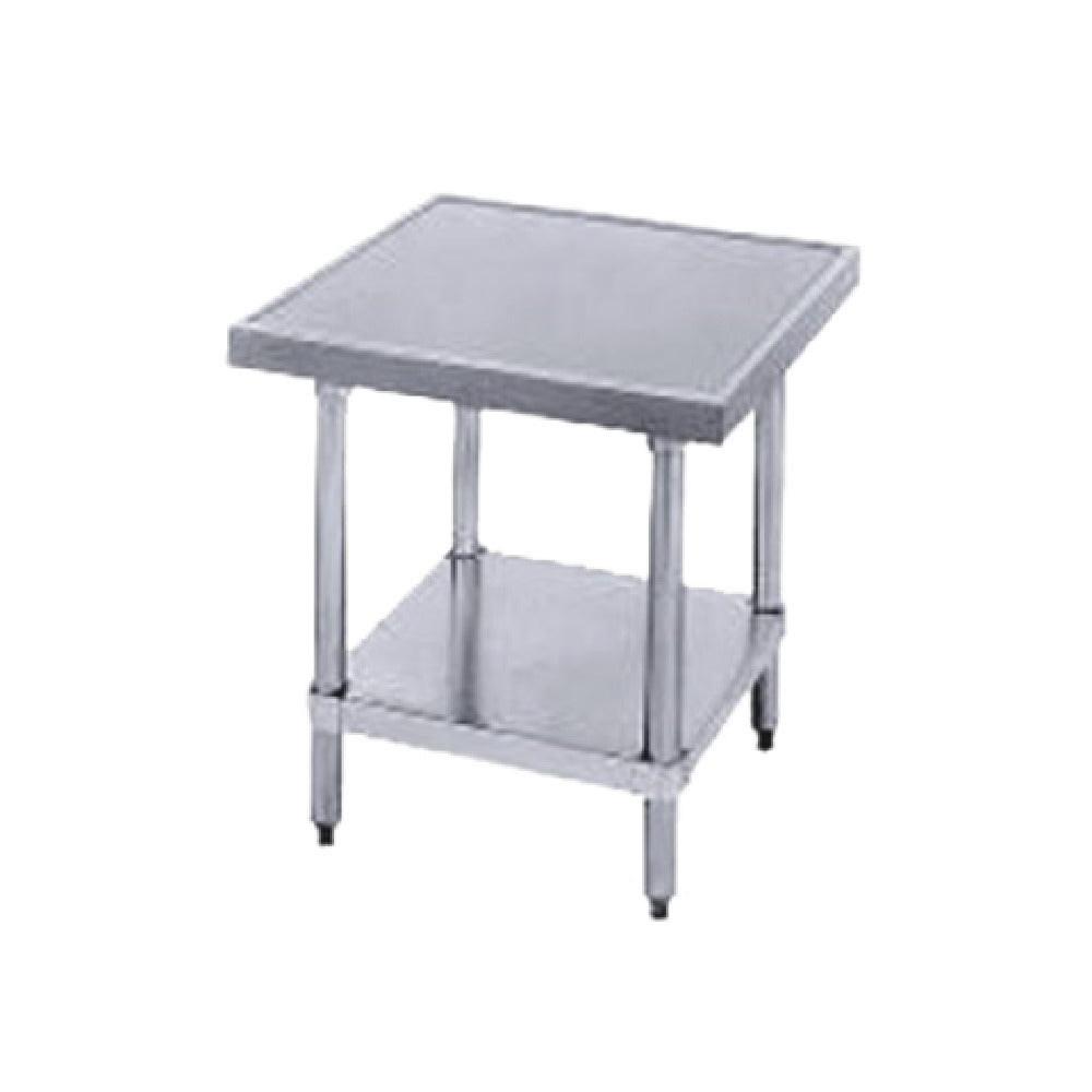 Advance Tabco MT-SS-300 Equipment Stand 30"W X 30"D X 24"H 14/304 Stainless Steel Top