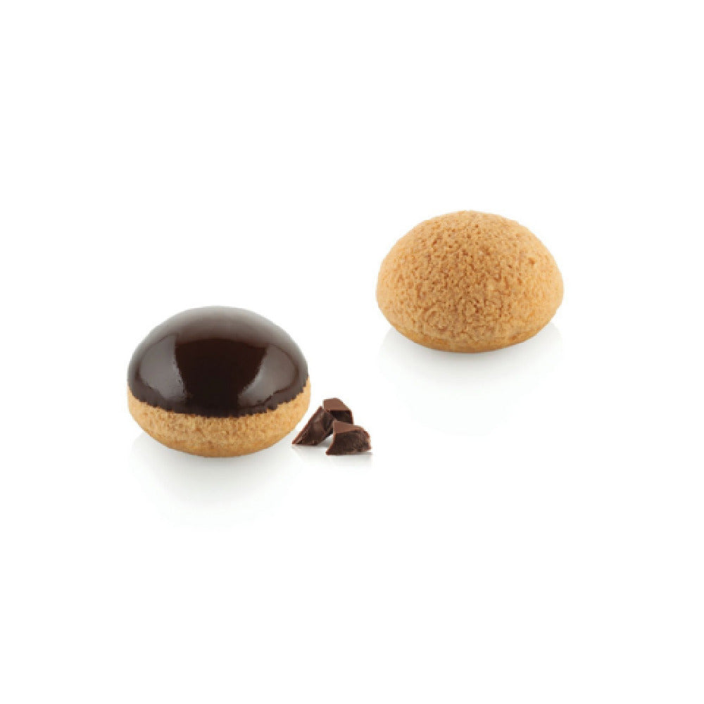 JB Prince MA453 - Silikomart Bigne Perfetto 30 Silicone Mold, 6.88" X 11.75" Overall