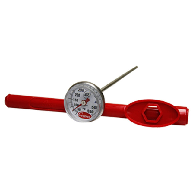 Cooper Atkins 1246-03-1 Pocket Test Thermometer Dial Type With 5" Stem 1" Diameter Dial