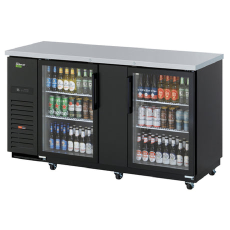 Turbo Air TBB-3SGD-N Super Deluxe Back Bar Cooler Two-section Self-contained