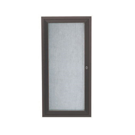 Aarco ODCC2412RBA Bulletin Board 12"W X 24"H Enclosed