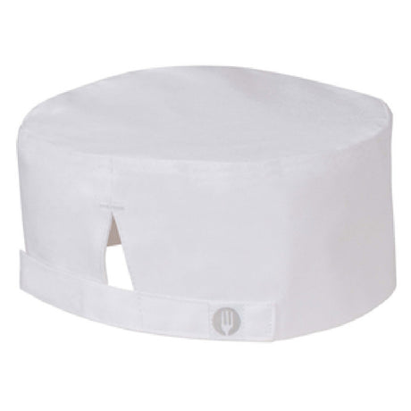 Chef Works BEANWHT0 Beanie Adjustable Velcro® Closure 65/35 Poly/cotton