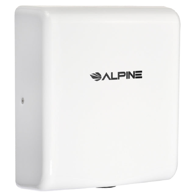 Alpine Industries ALP405-10-WHI Willow Hand Dryer Surface Mounted Automatic