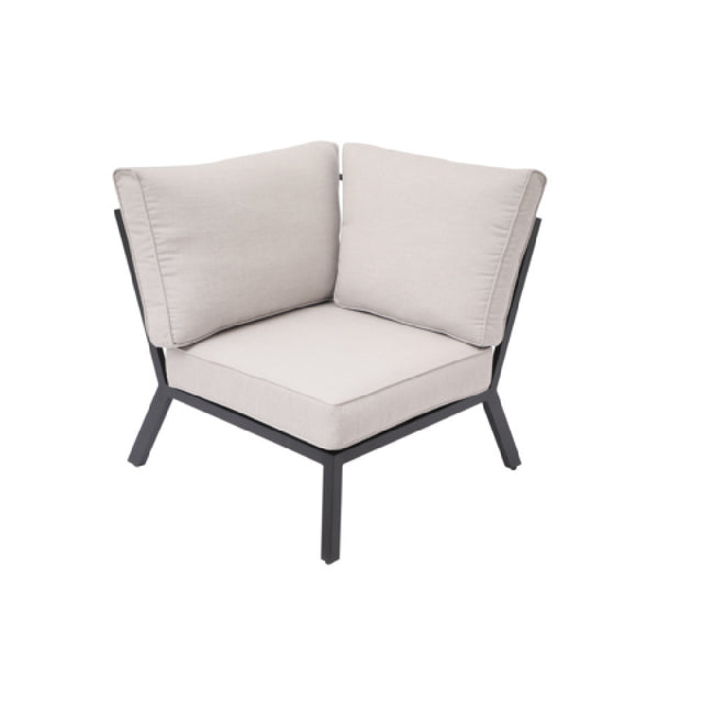 Plantation Prestige Commercial Furniture 8820100-0140433 Telluride Corner Section Matte Black Finish