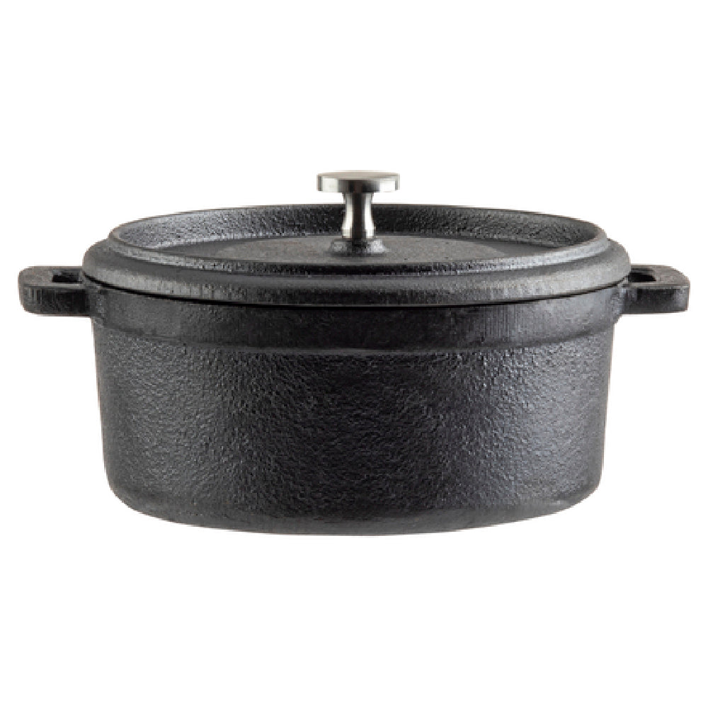 Tablecraft 10748 Cocotte 16 Oz. With Lid & Handles