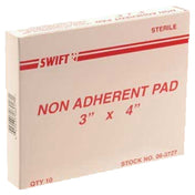 Franklin Machine Products 280-1533 Non-Adherent Pads 3" X 4" (10 Per Box)