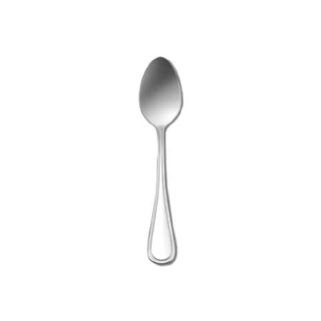 1880 Hospitality B914SFTF Oneida® European Teaspoon 5-1/4" Curved Border Along Handle