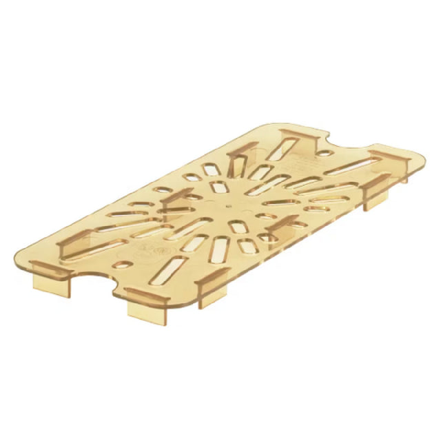 Merco 130141377 - 1/3 Size Amber Plastic Tray Insert (Trivet/Drain)