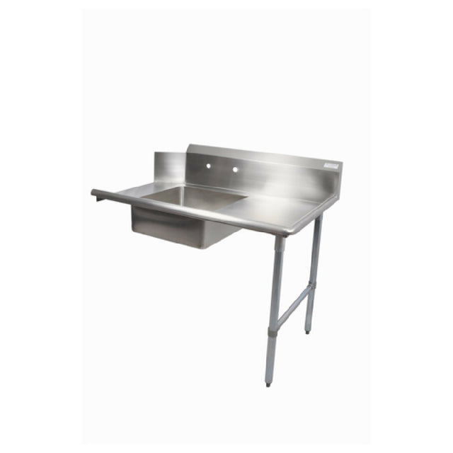 BK Resources BKSDT6-48-R-SS Heavy Duty Soiled Dishtables Straight Design 48"W X 30-7/8"D X 46-1/4"H