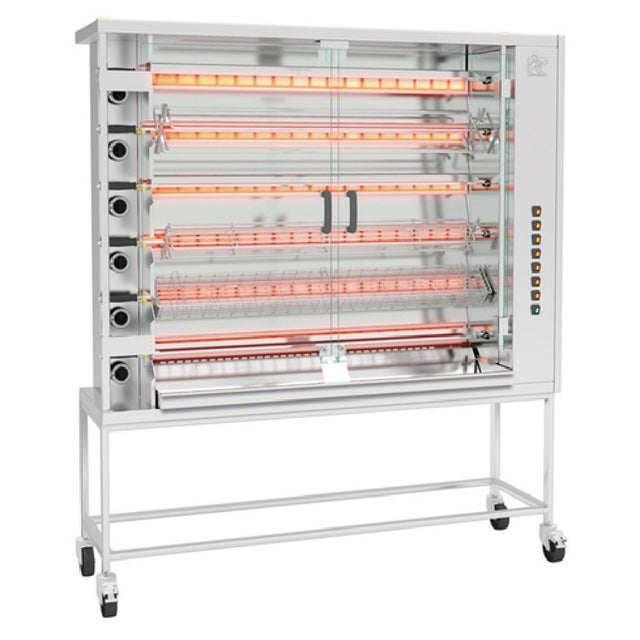 Rotisol FF1655-6G-SS FauxFlame™ Rotisserie Oven Gas Countertop Model