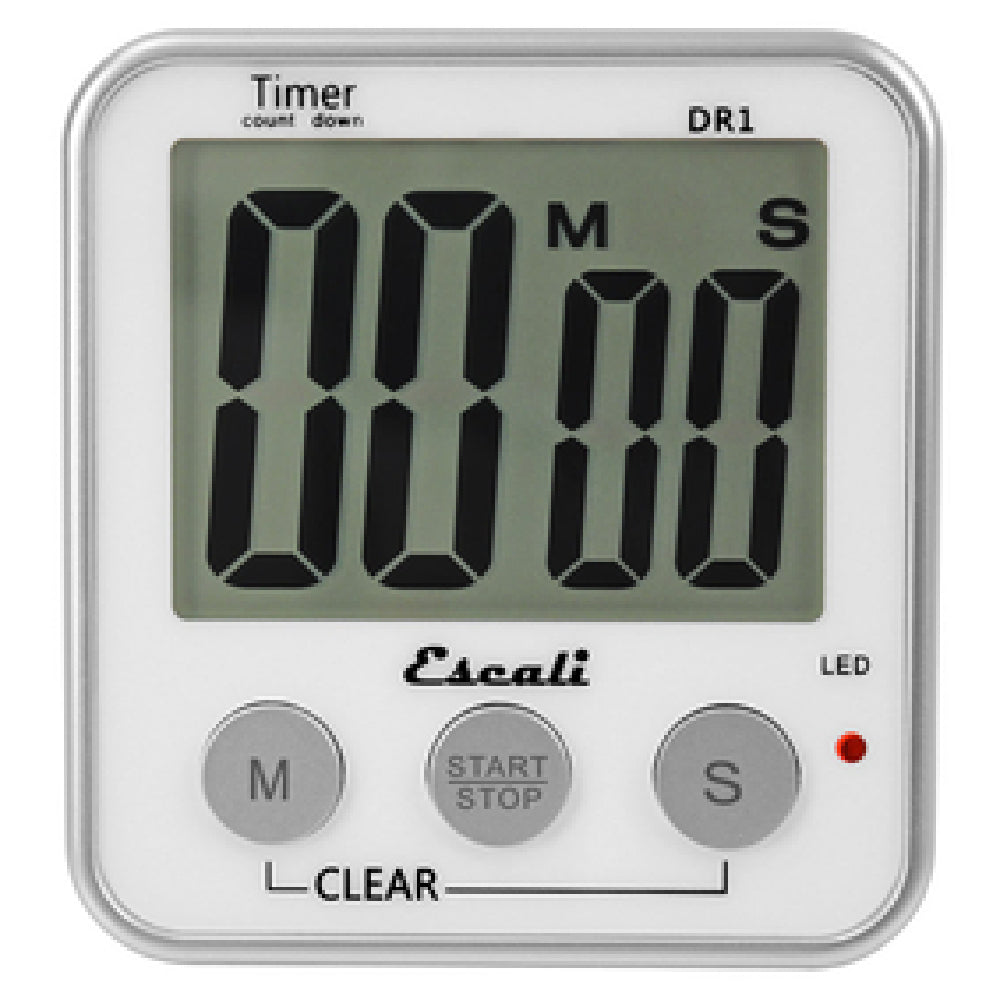 San Jamar TMDGXL Escali Digital Timer Extra Large 3-1/2" X 3-1/4" X 3/4"