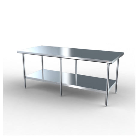 NBR Equipment TS4-8430 - Premium Work Table, 84"W X 30"D X 35-1/4"H Overall Size