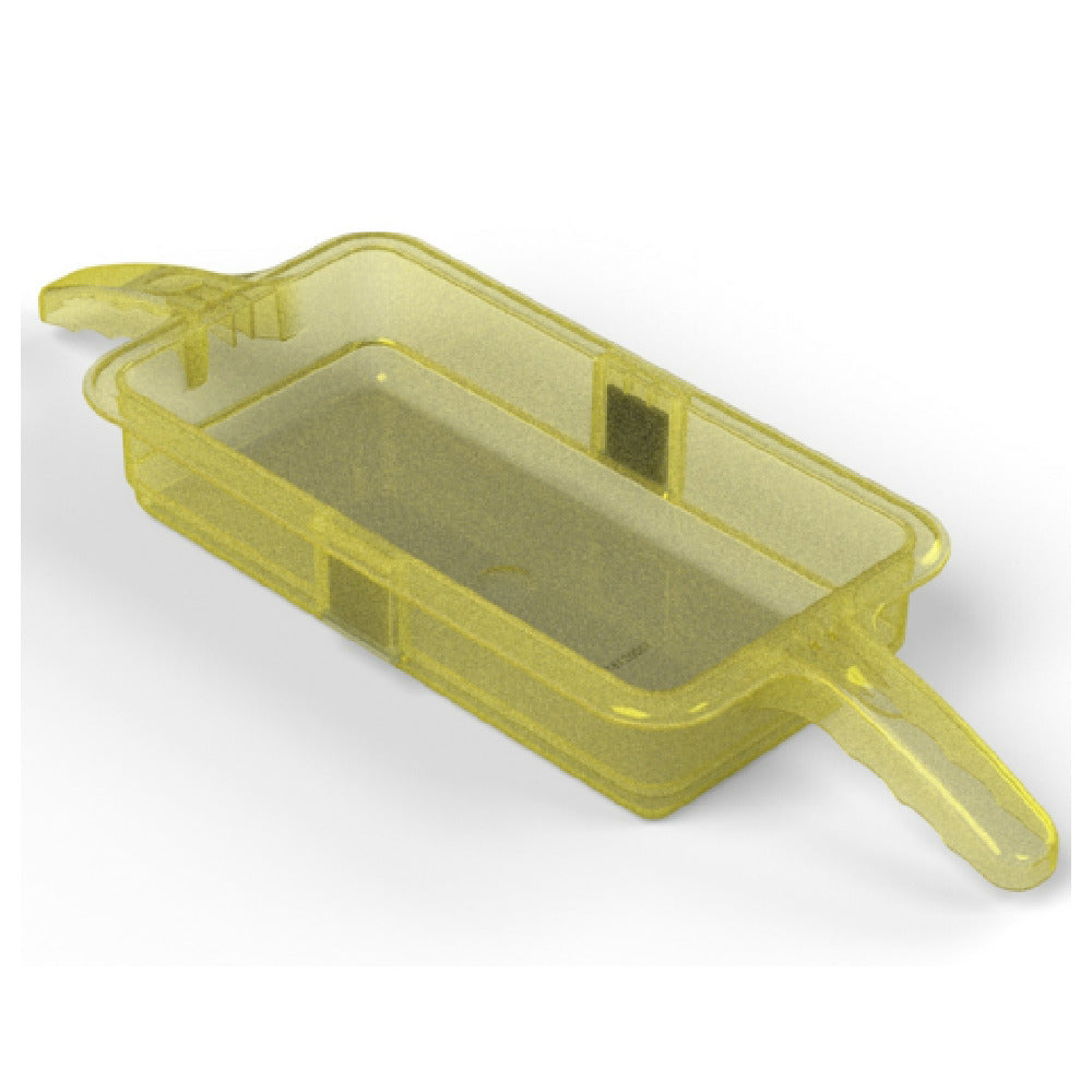 Merco 130152480 - 1/3 Size 2.5" Tall Double Handle FlexTray RFID Plastic Tray, For Merco Holding Cabinets With Tray Tracking Technology