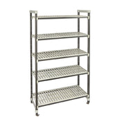 Cambro EST186081V5480 - Camshelving® Elements XTRA Series High Density Top Rail Stationary Starter Unit