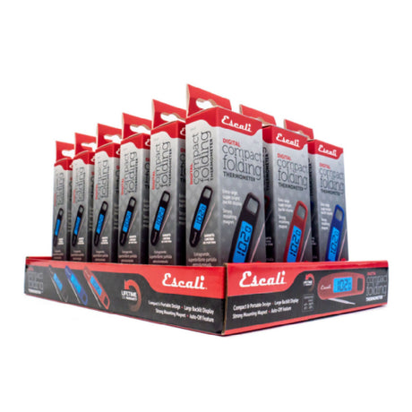 Carlisle THDGFLDPK18 San Jamar Escali Compact Folding Digital Thermometer 2.3mm Dia.
