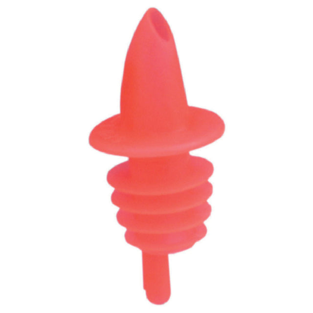 Spill-Stop 350-03 Spill-Stop® Pourer Soft And Flexible Plastic Fluorescent Red