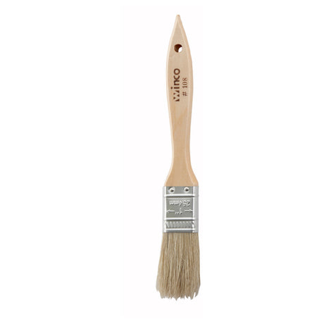 Winco WBR-10 Pastry Brush 1" Wide Flat