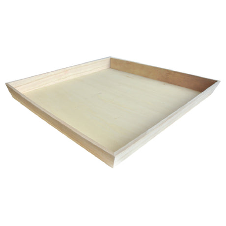 PacknWood 210WOODTRAY3939 - Noah39 Tray, 17" X 17" X 1.75", Square