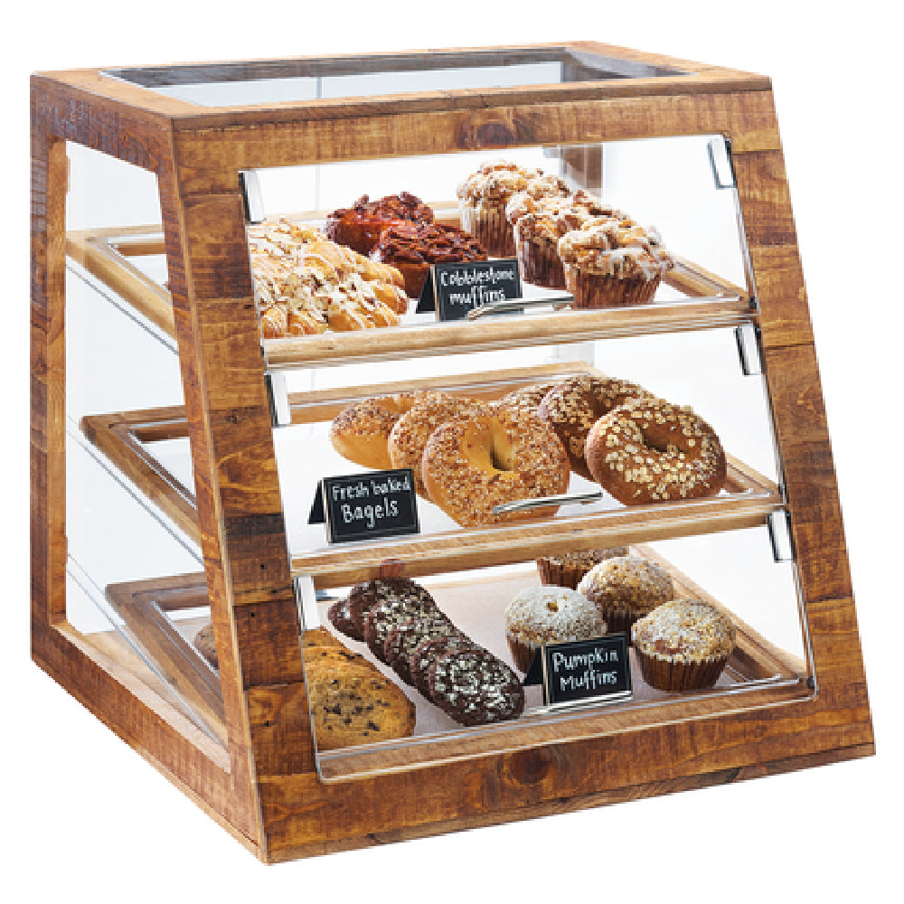 Cal Mil 3432-S-99 Madera Bakery Display Case 21"W X 21-1/2"D X 21-1/2"H 3-tier