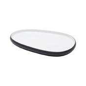 GET 21381-TOH/BK - Cheforward Hatch Platter, 12.7"L X 8.7"W X 1"H, Oblong