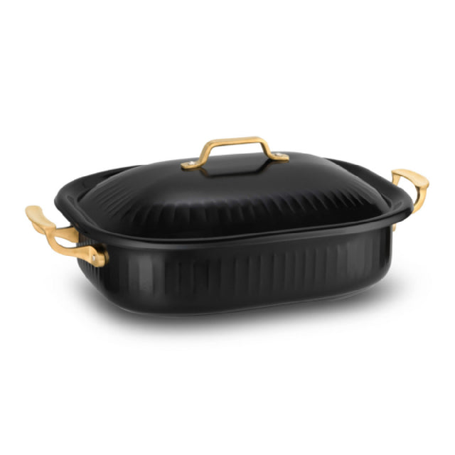 Bon Chef 65004CLD-F-B - Roma Cucina Pan, 7 Qt., 15" X 11" X 4"