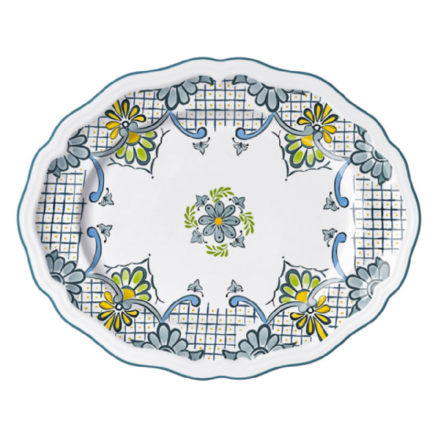 Steelite 62554FP817 Oval Platter 13.0" X 10.5" X 1.0" Adelina