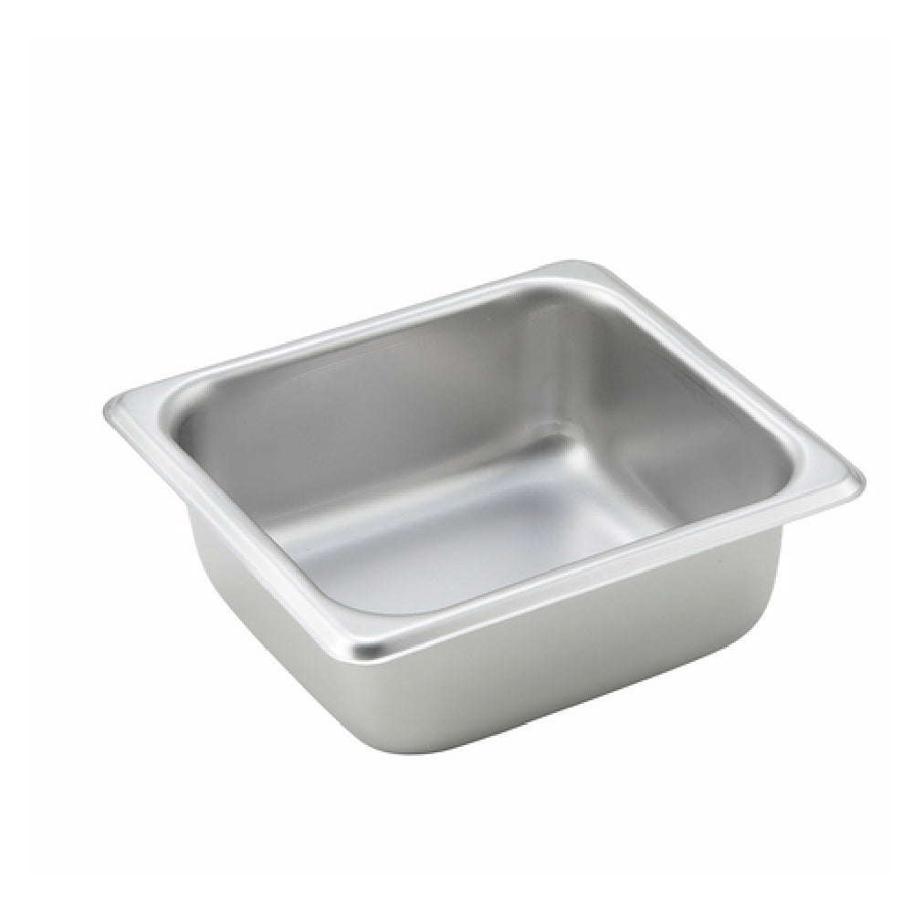 Winco SPS2 Steam Table Pan 1/6 Size 6-7/8" X 6-5/16" X 2-1/2" Deep