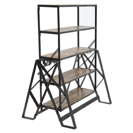 Hubert 16715 - Industrial Convertible Table/Shelf, 5-shelf, 44" X 30" X 55"H