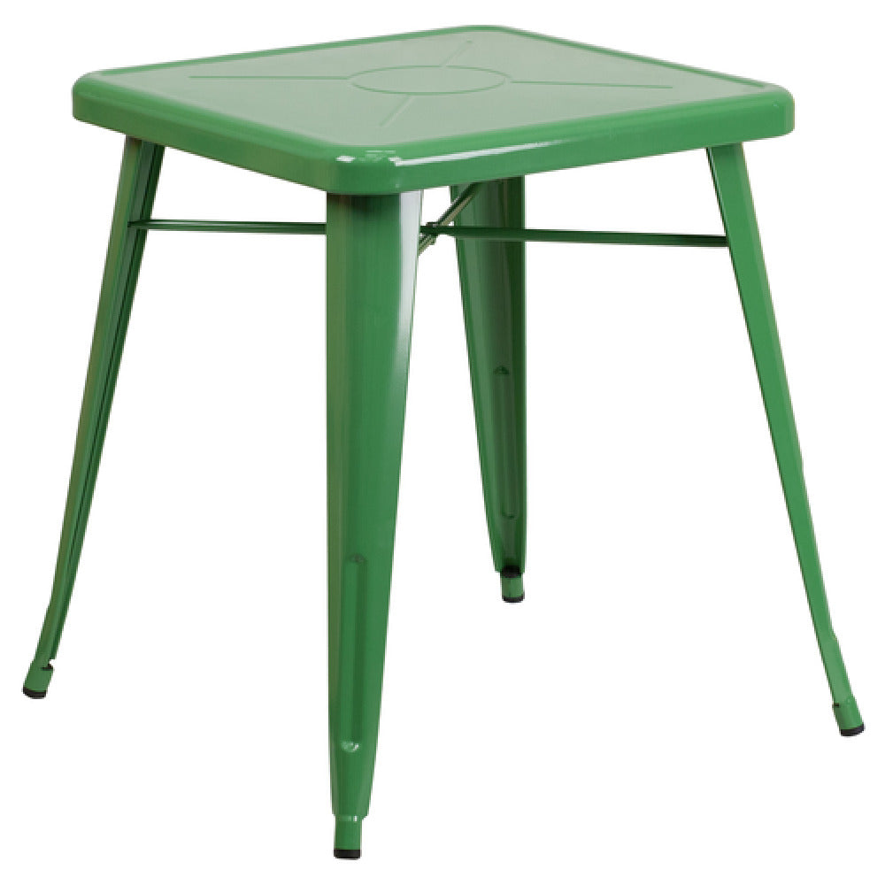 Flash Furniture CH-31330-29-GN-GG Table 23-3/4"W X 23-3/4"D X 29"H (footprint: 27-3/4"W X 27-3/4"D)