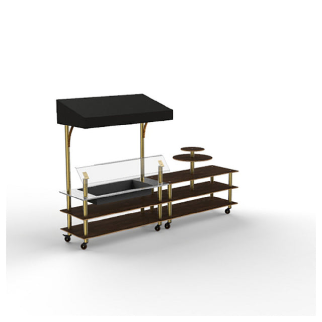 Steelite MGCMLE04WBBW Display Station Mixed Materials (minimum = Case Quantity 1 Per Case) (repack Item)