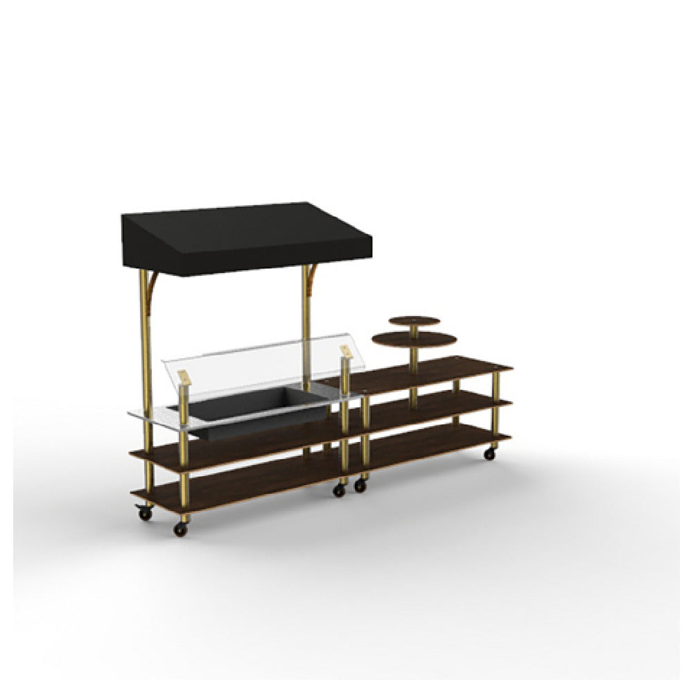 Steelite MGCMLE04WBBW Display Station Mixed Materials (minimum = Case Quantity 1 Per Case) (repack Item)