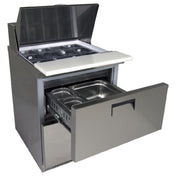 U-Line Corporation (Middleby) UCSP127-SS91A - U-Line Commercial Sandwich Prep Table