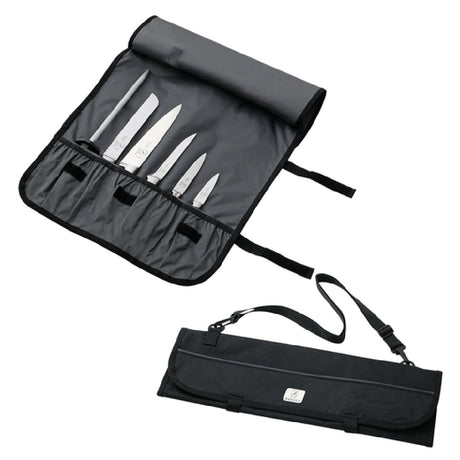 Mercer Culinary M30007M Mercer Cutlery Knife Roll 21" X 8" X 1" Rolled 7 Elastic Pockets