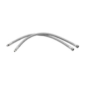 T&S Brass 019969-45TL Hose 19" Flexible Tin Lined Supply Hose With 3/8" Compression Female Swivel Nut Inlet