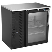 Victory VBBN36HC-G-B - Back Bar Refrigerator, One-section, 36"W X 25-11/16”D X 34"H