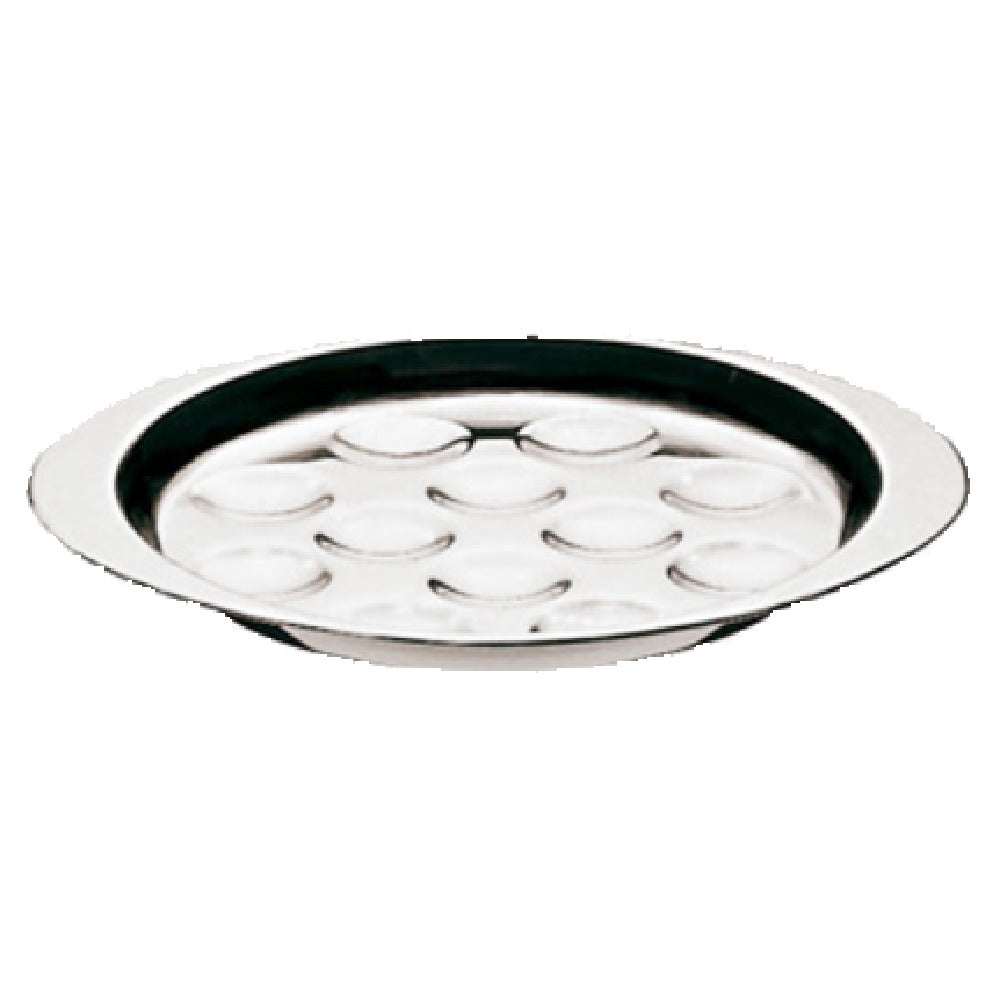 Paderno 41687-12 Escargot Dish 6-1/4" Dia. 12 Depressions