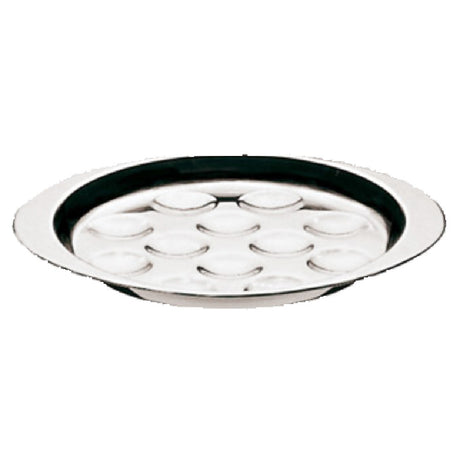 Paderno 41687-12 Escargot Dish 6-1/4" Dia. 12 Depressions