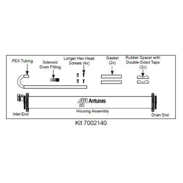 Antunes VZN ULTRAFILTER HOUSING KIT 7002140 The VZN Ultrafilter Housing Retrofit Kit Is Designed For VZN-441V