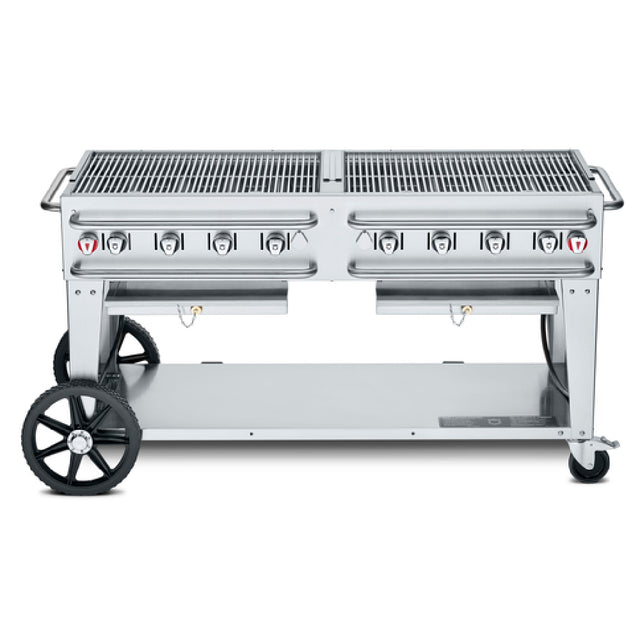 Crown Verity CV-RCB-60-SI 50/100 Pro Series Grill LP Gas 69"L X 28"D