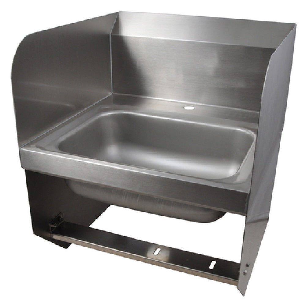 BK Resources BKHS-D-1410-1-SS-BKK Hand Sink Wall Mount 14" Wide X 10" Front-to-back X 5" Deep Bowl