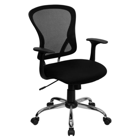 Flash Furniture H-8369F-BLK-GG Swivel Task/Office Chair 36" To 40" Adjustable Height