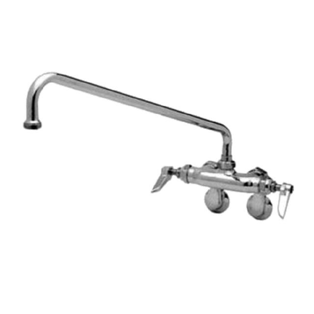 T&S Brass B-0236-M Sink Mixing Faucet 12" Swing Nozzle Wall Mounted