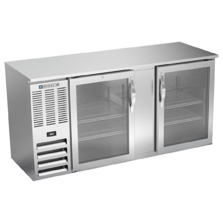 Beverage Air BBN68HC-FG-S - Refrigerated Food Rated Back Bar Storage Cabinet, Two-section