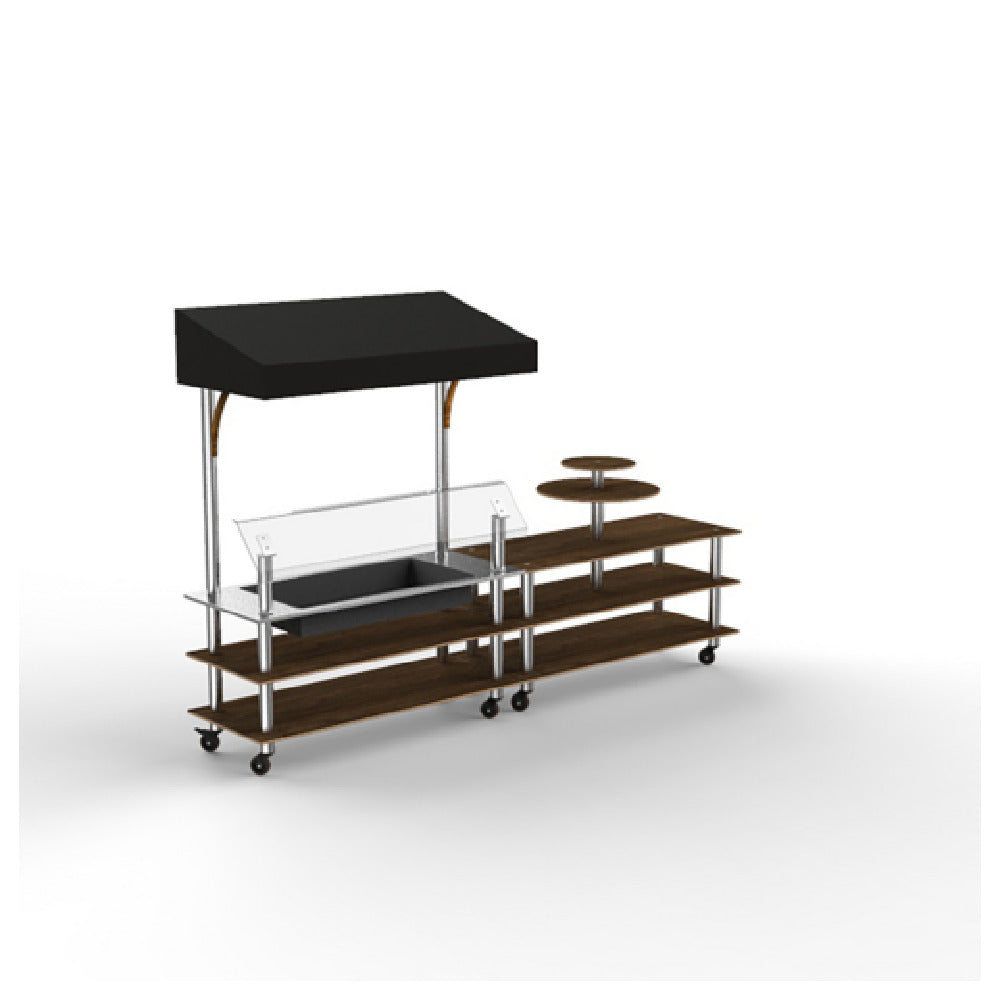 Steelite MGCMLE04WSBW Display Station Mixed Materials (minimum = Case Quantity 1 Per Case) (repack Item)