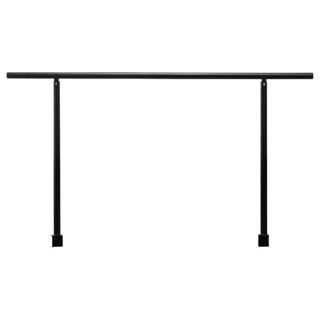 National Public Seating SGR2L NPS® Side Guard Rails 14-gauge Black Powder Coated Steel