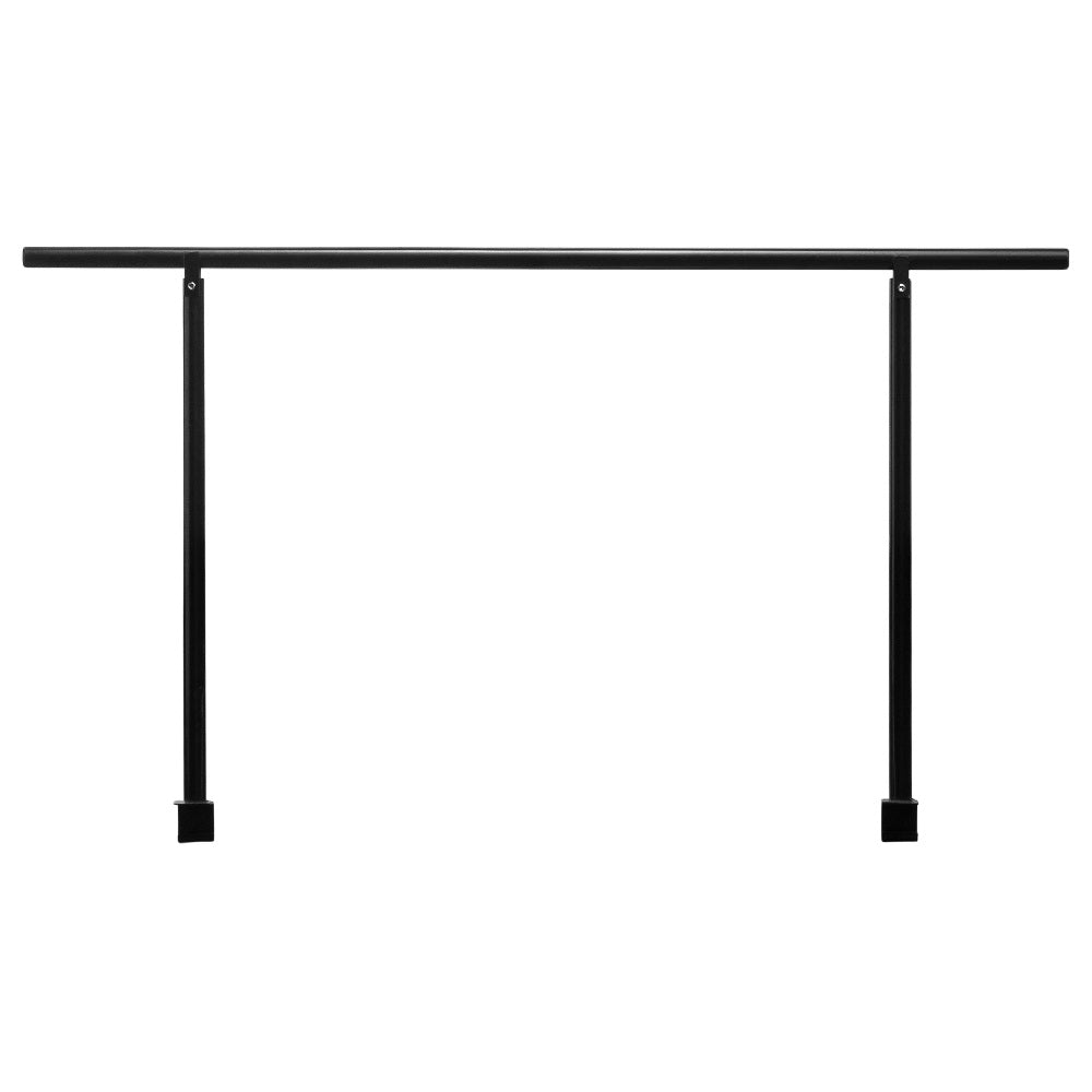 National Public Seating SGR3L NPS® Side Guard Rails 14-gauge Black Powder Coated Steel