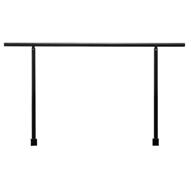 National Public Seating SGR3L NPS® Side Guard Rails 14-gauge Black Powder Coated Steel