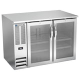 Beverage Air BB48HC-1-G-S - Refrigerated Back Bar Storage Cabinet, Two-section, 48"W