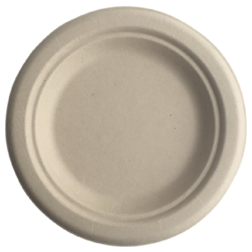 JMC Janitorial JMCBEFRP7EB - ECO Plate, 7" Round, Bamboo Fiber (1000 Per Case)