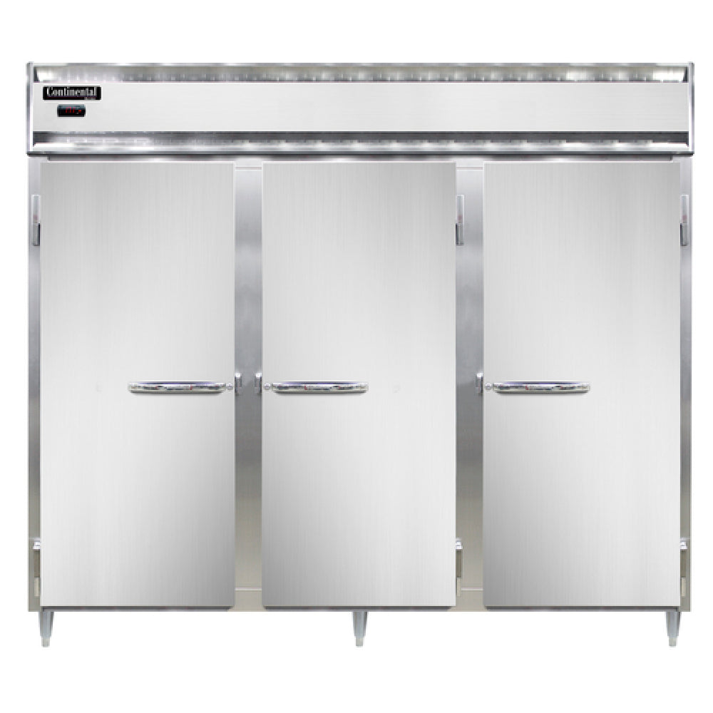 Continental Refrigerator DL3WE-SA Designer Line Heated Cabinet Extra Wide Reach-in